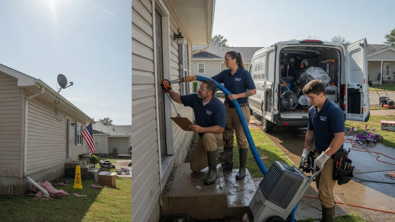 Ceiling Water Damage Restoration in White City, KS near me